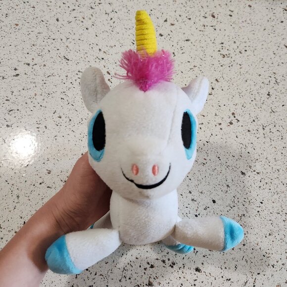 Bark Bob the Barking Unicorn Squeaky Plush Dog Toy sz M/L - Picture 3 of 9